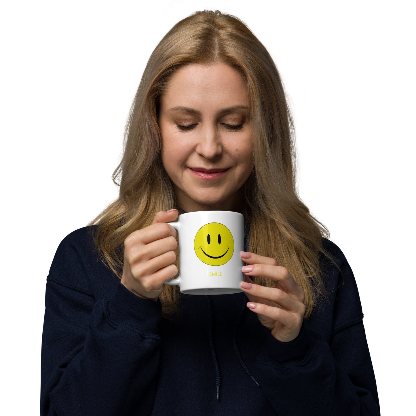 Kisabi® Smile White Glossy Mug