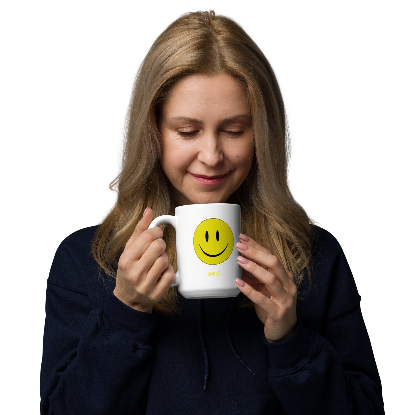 Kisabi® Smile White Glossy Mug