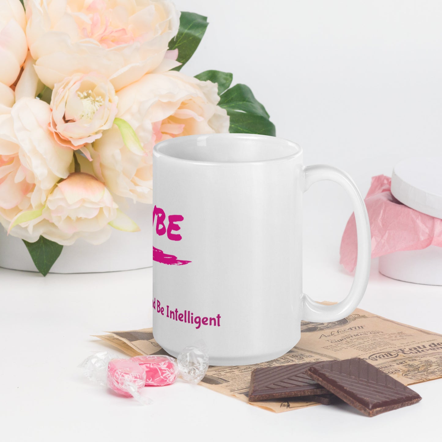 Kisabi® Maybe White Glossy Mug