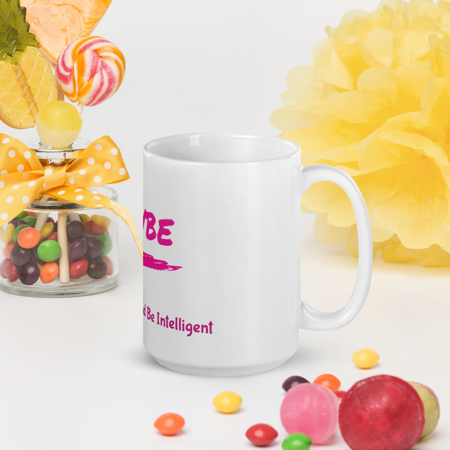 Kisabi® Maybe White Glossy Mug