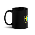 KISABI® Dibits Black Glossy Mug