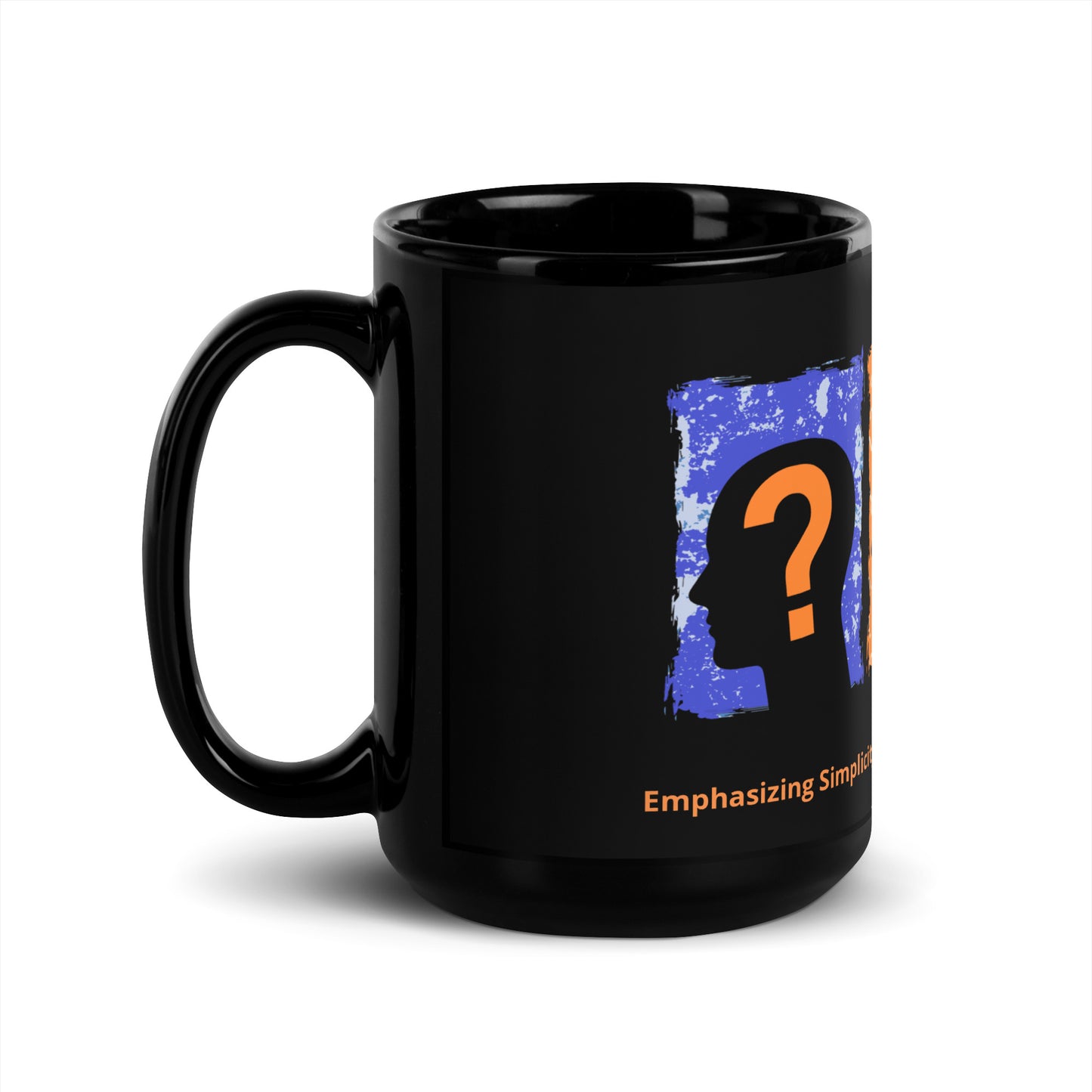Critical Thinking Black Glossy Mug By KISABI®