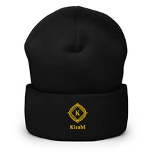 Load image into Gallery viewer, K Diamond Gold Cuffed Beanie By KISABI®
