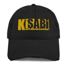 Load image into Gallery viewer, &quot;Kisabi® Shadow Gold&quot; Distressed Dad Hat
