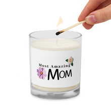Load image into Gallery viewer, &quot;Most Amazing Mom&quot; Glass Jar Unscented Candle By KISABI®
