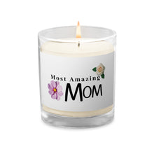 Load image into Gallery viewer, &quot;Most Amazing Mom&quot; Glass Jar Unscented Candle By KISABI®
