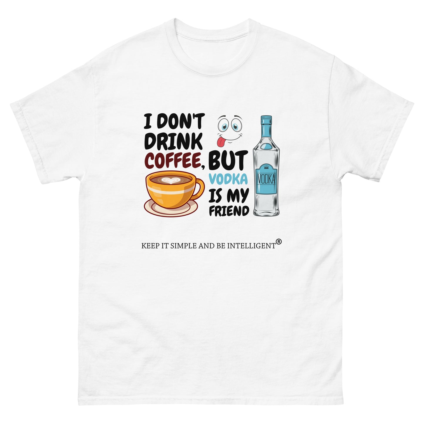 I Don't Drink Coffee Men's Classic T-Shirt By KISABI®