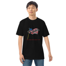 Load image into Gallery viewer, Kisabi®  USA Men’s Premium Heavyweight T-Shirt
