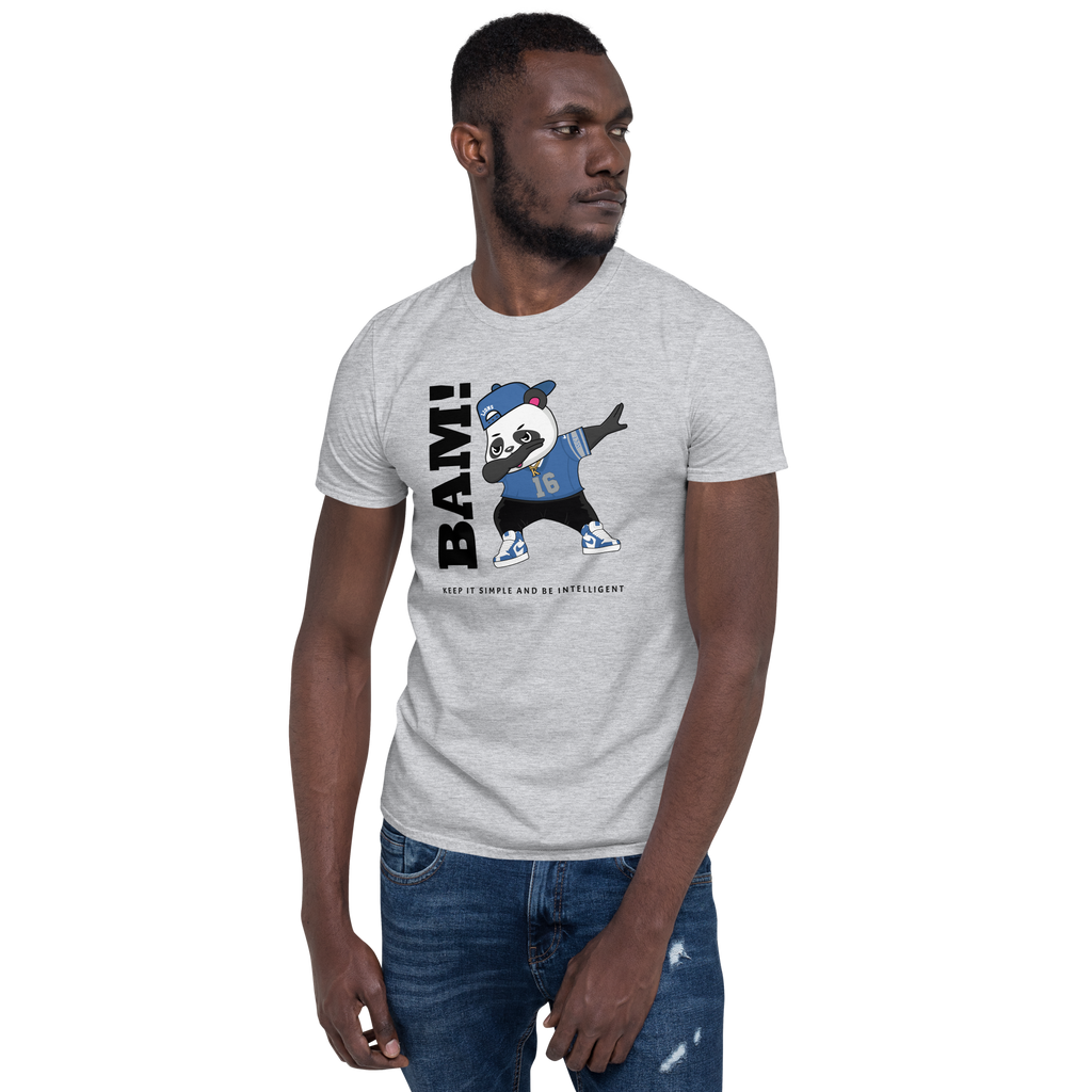 Camiseta de manga corta unisex Panda León