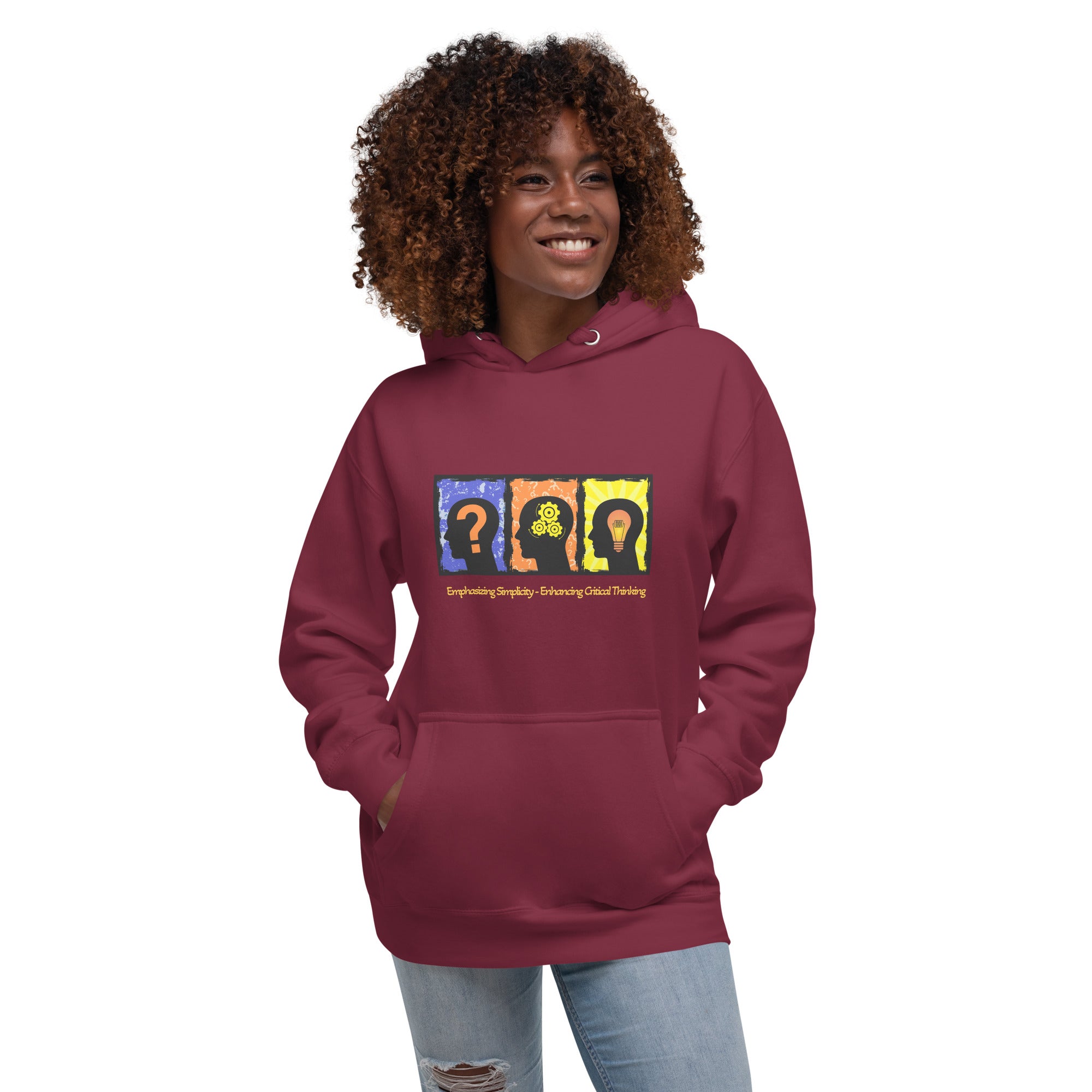 Critical Thinking Unisex Hoodie By KISABI®