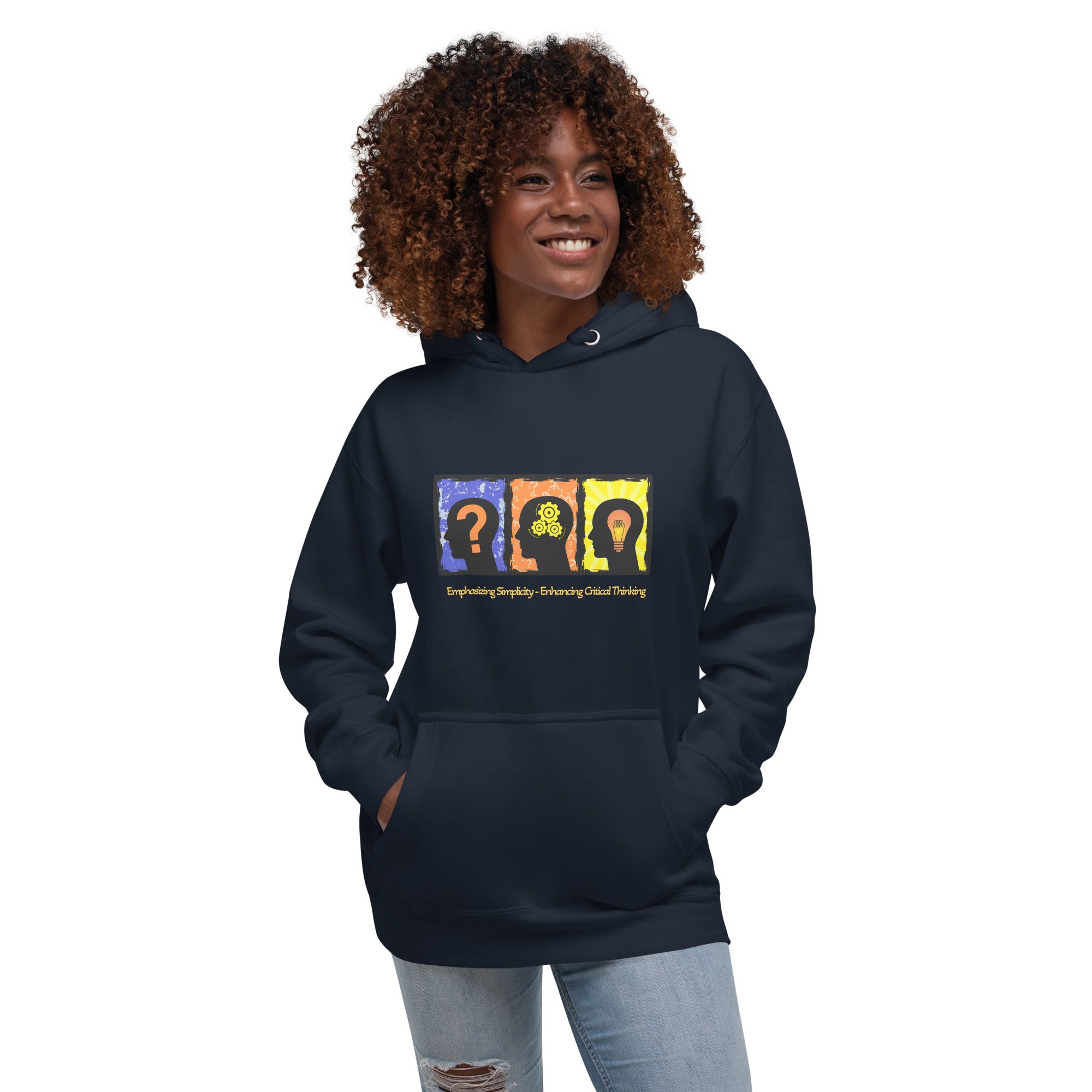 Critical Thinking Unisex Hoodie By KISABI®