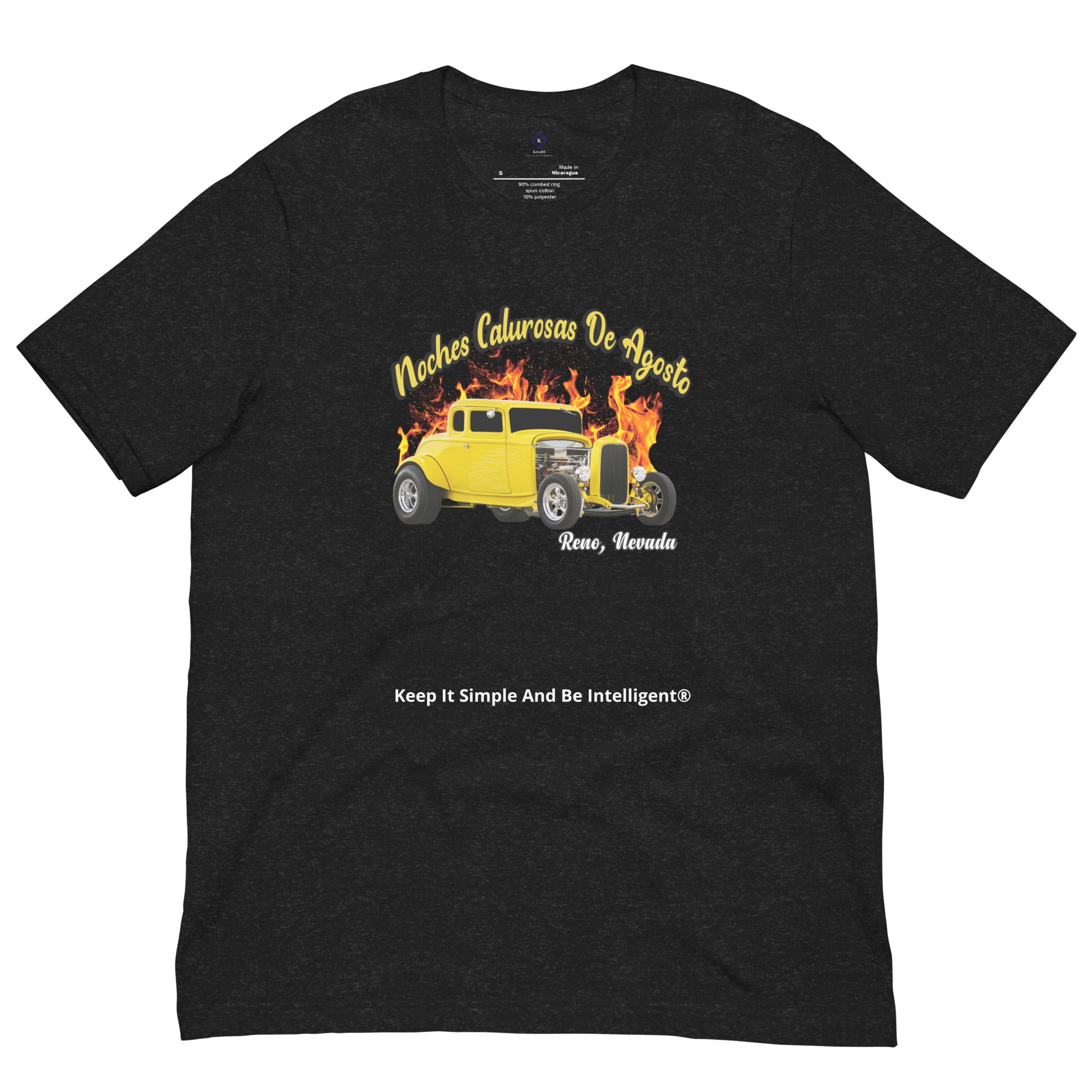 Camiseta unisex Las noches son calurosas en agosto