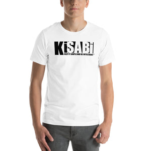 Kisabi® Shadow Black and White Unisex Short Sleeve T-Shirt