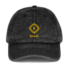 Load image into Gallery viewer, K Diamond Vintage Cotton Twill Cap By KISABI
