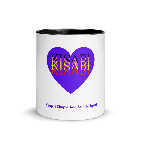 KISABI® Hearts Mug with Color Inside