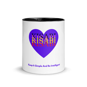 Kisabi Hearts Mug with Color Inside