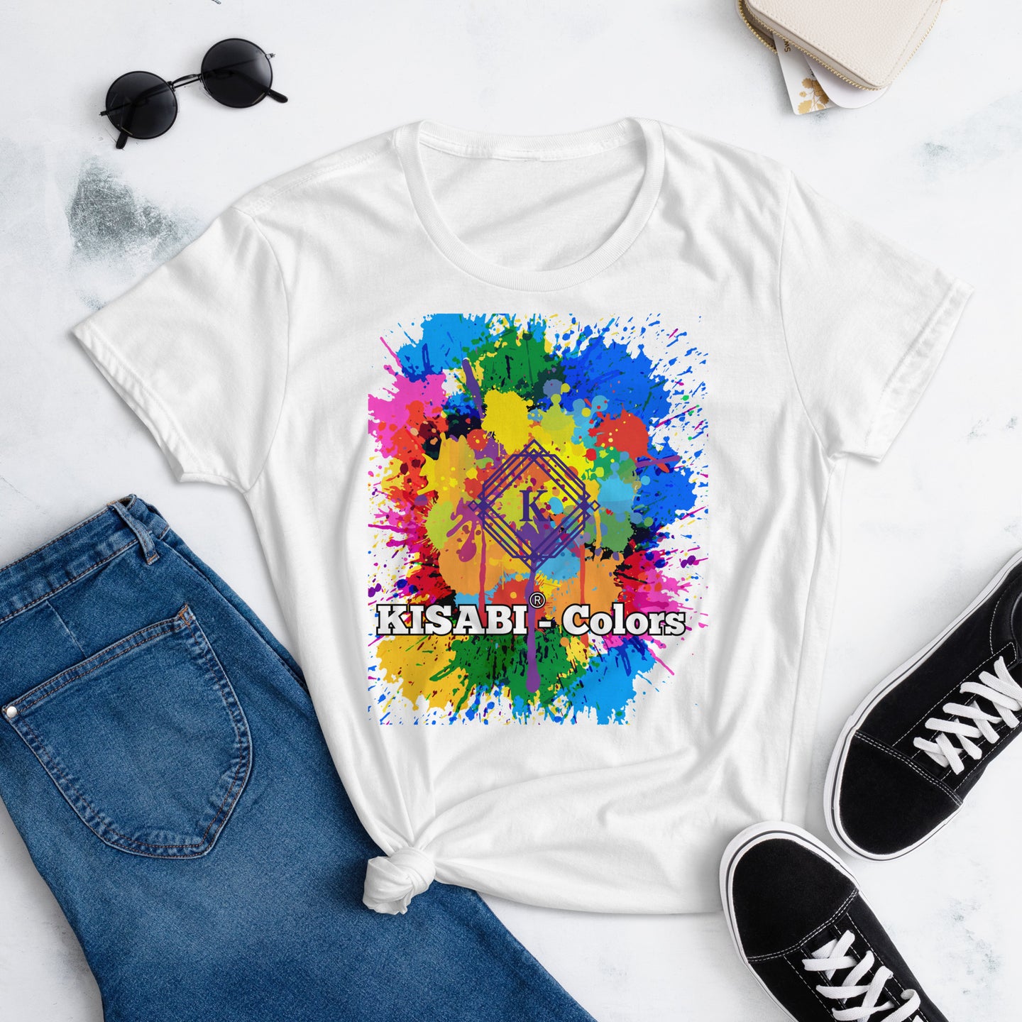 KISABI® Colors Women's Short Sleeve T-Shirt
