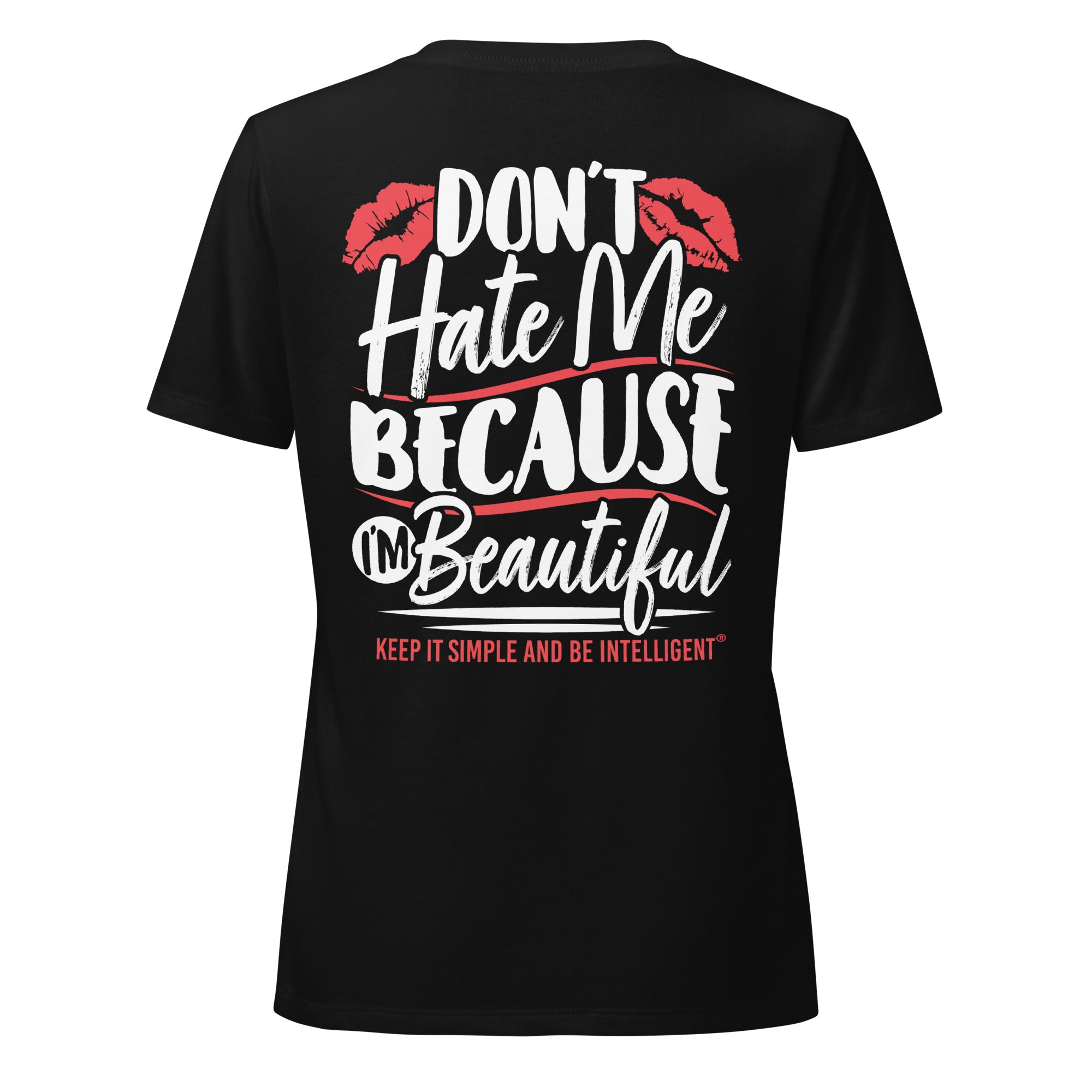 Don't Hate Women’s Relaxed V-Neck T-Shirt By KISABI®