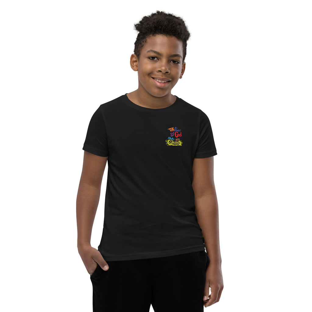"The Power Of God" Youth Short Sleeve T-Shirt By KISABI®