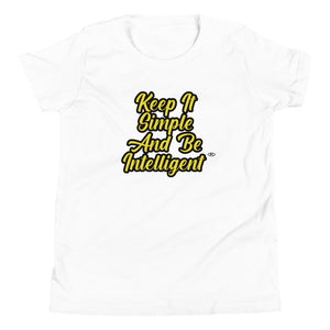 Keep It Simple And Be Intelligent® Youth Short Sleeve T-Shirt By KISABI