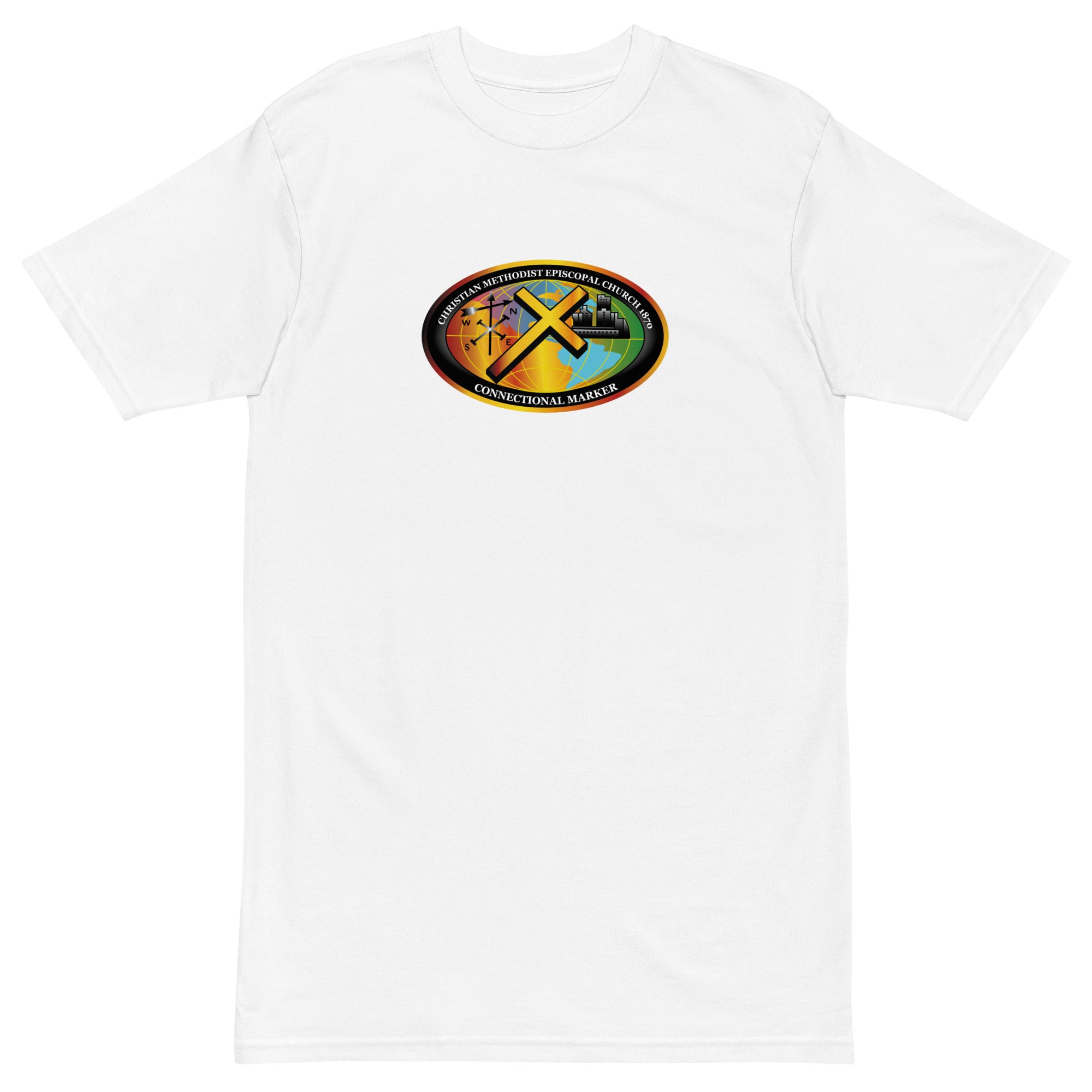 Mt. Zion CME Camiseta de peso pesado premium para hombre de KISABI™