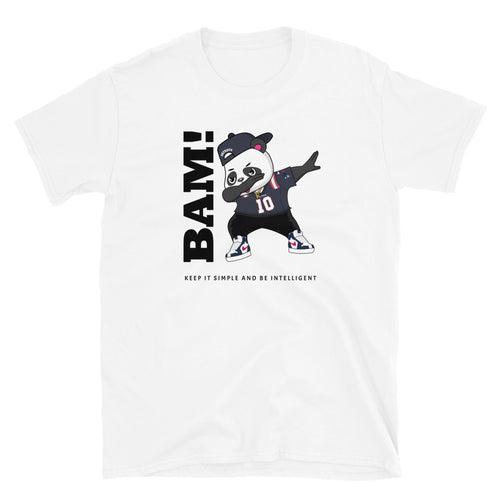Camiseta de manga corta unisex Panda Patriot
