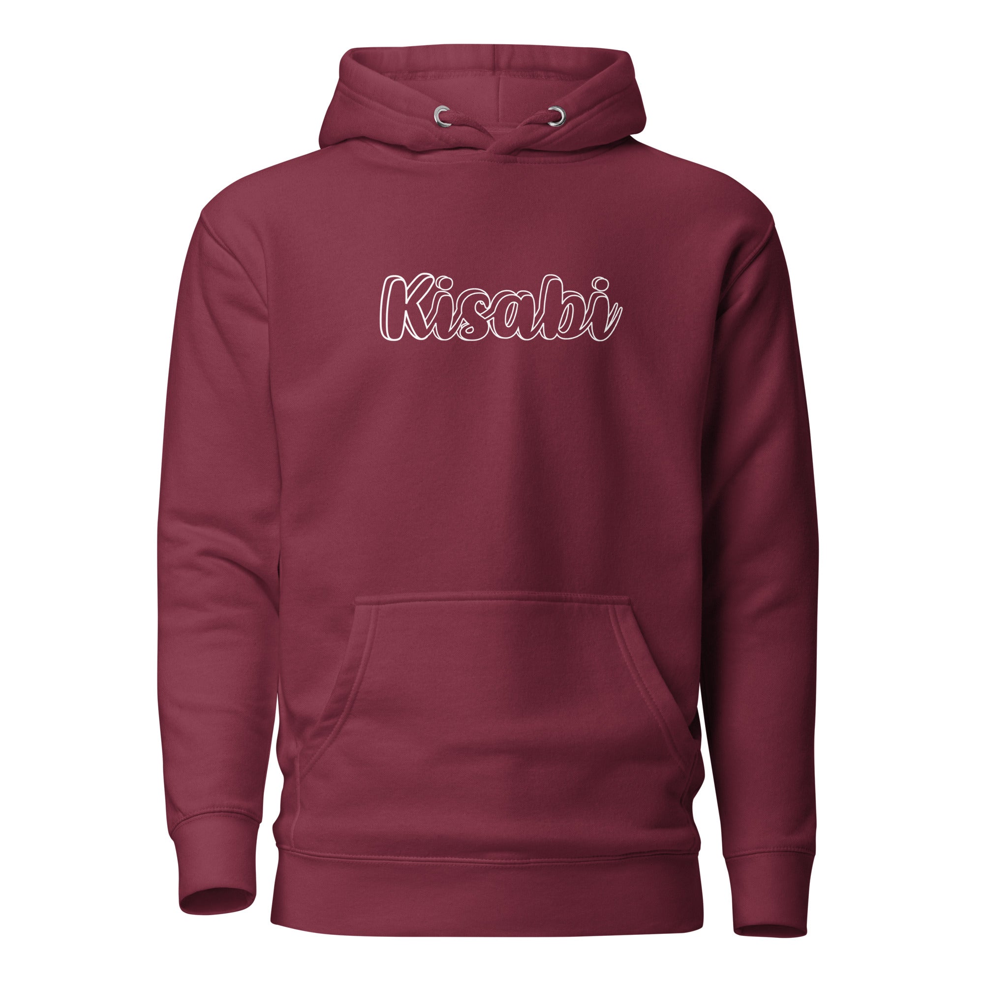 Kisabi™ sudadera con capucha unisex en cursiva