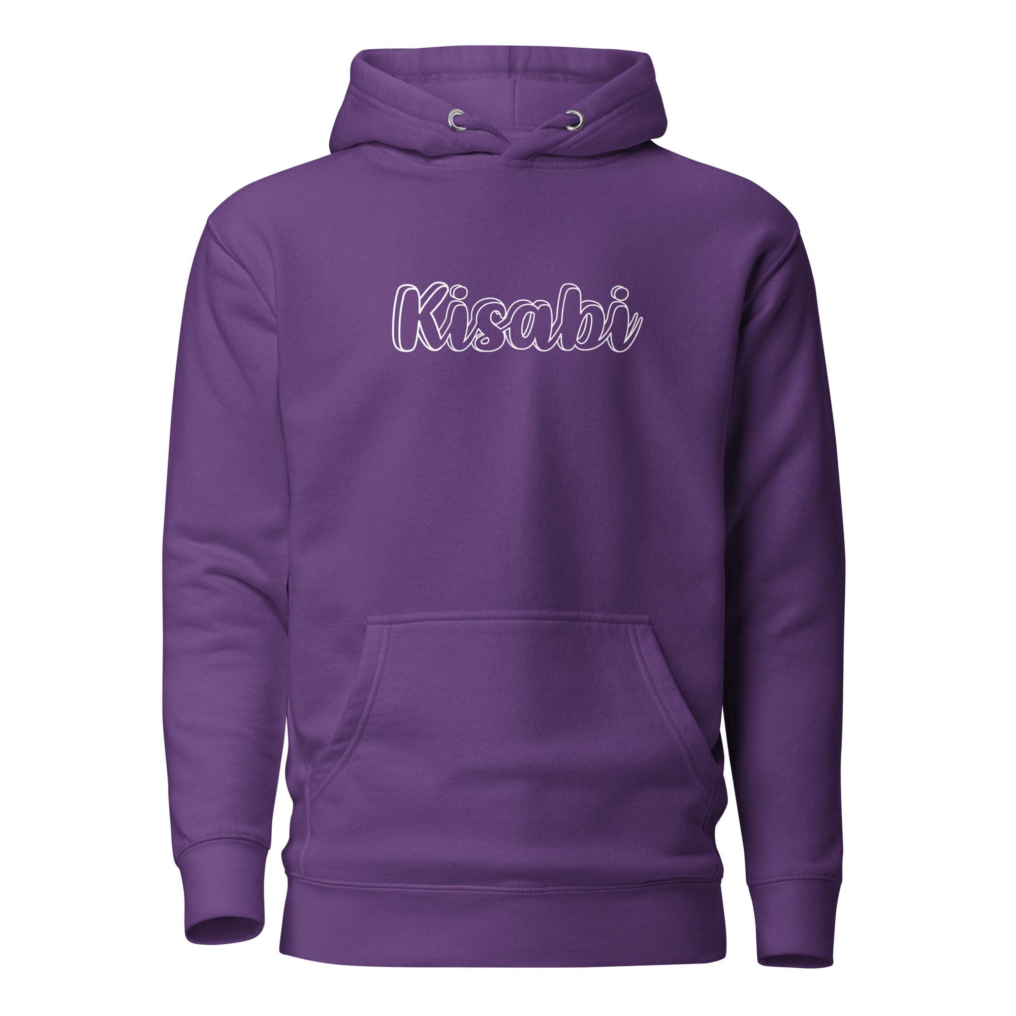 Kisabi™ sudadera con capucha unisex en cursiva