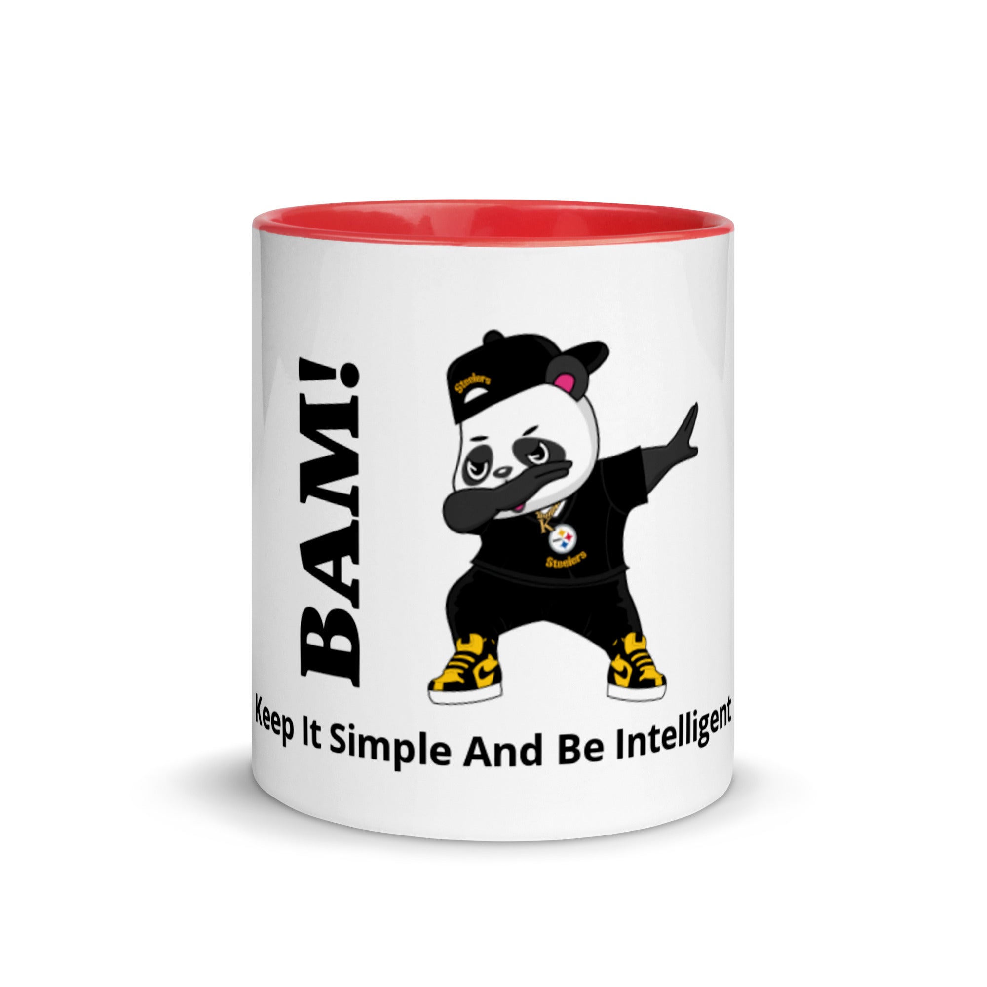 Taza Panda Deportiva con Interior de Color de KISABI™