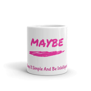 Kisabi® Maybe White Glossy Mug