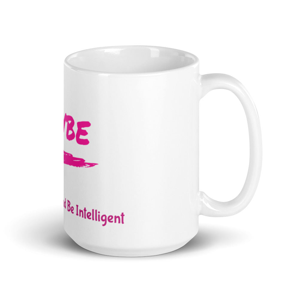 Kisabi™ Taza quizás blanca brillante