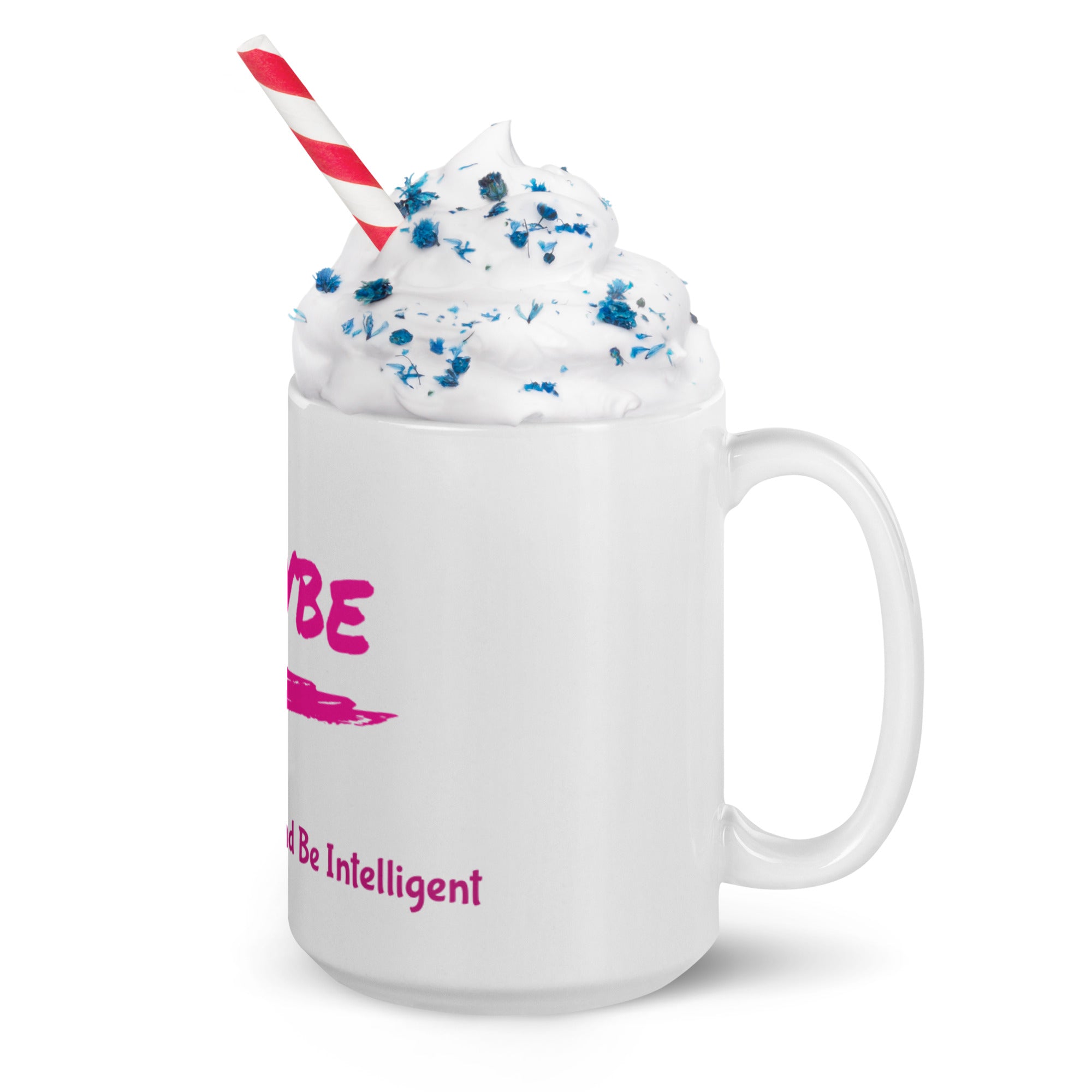 Kisabi™ Taza quizás blanca brillante