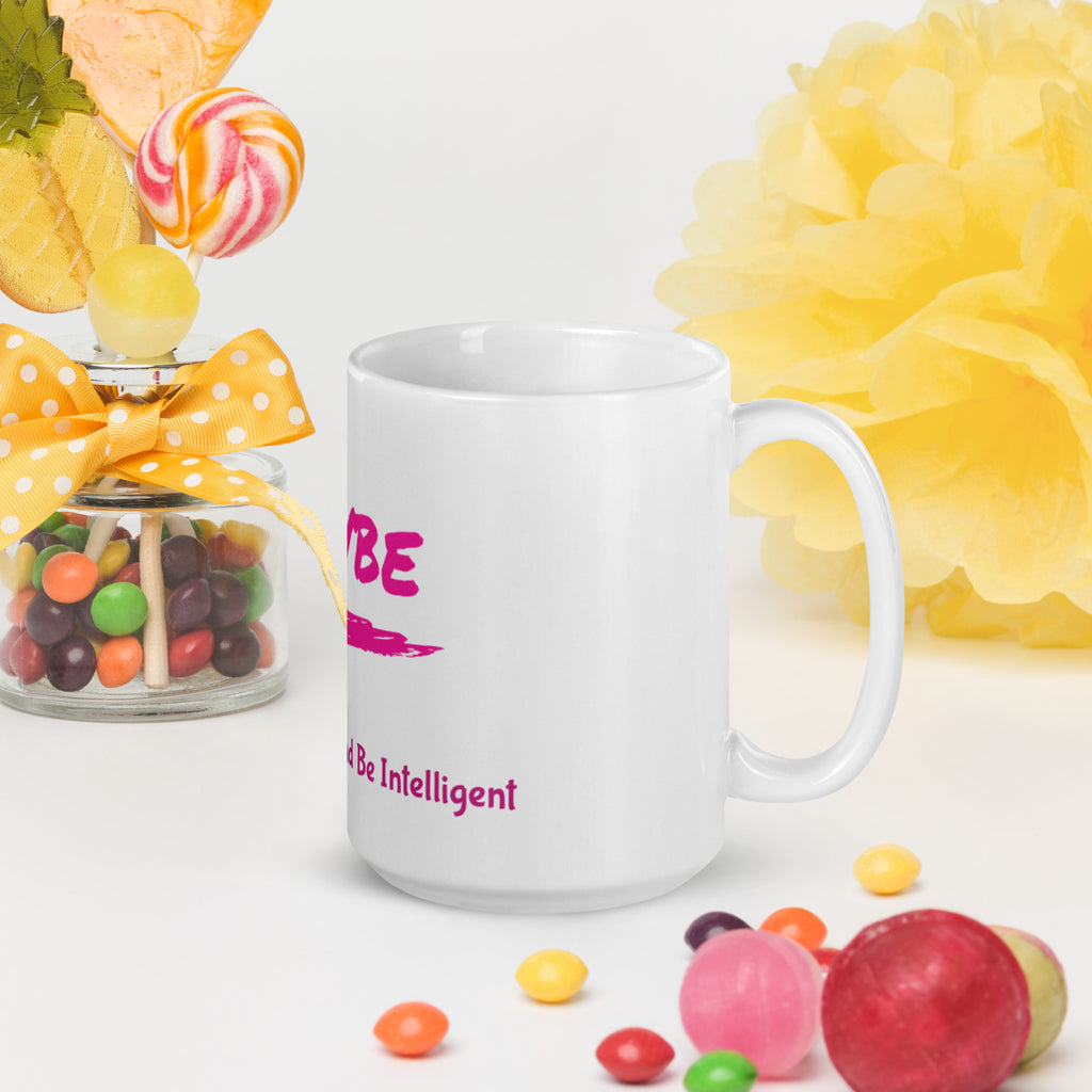 Kisabi™ Taza quizás blanca brillante
