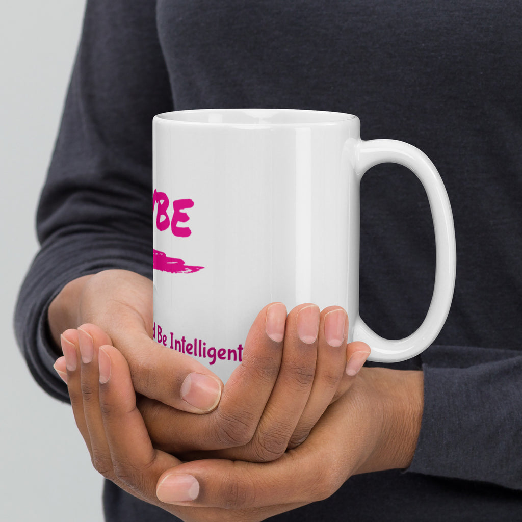 Kisabi™ Taza quizás blanca brillante